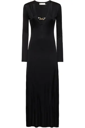 Tory Burch Vestito Lungo Jessa In Misto Seta