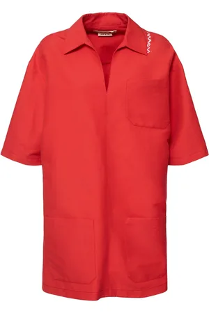 Marni Vestito Mini In Cady Di Cotone