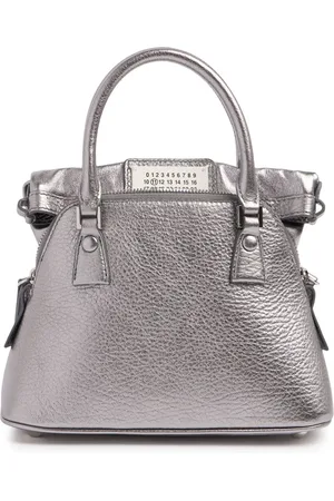 Maison Margiela Borsa Micro 5ac Classique In Pelle Metallizzata