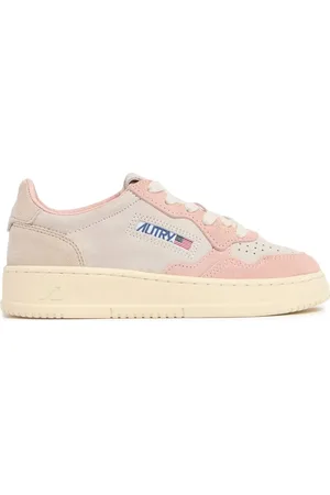 Autry Sneakers Basse Kidstripes In Pelle Con Lacci