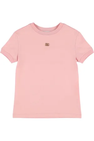 Dolce & Gabbana T-shirt In Jersey Di Cotone Con Logo