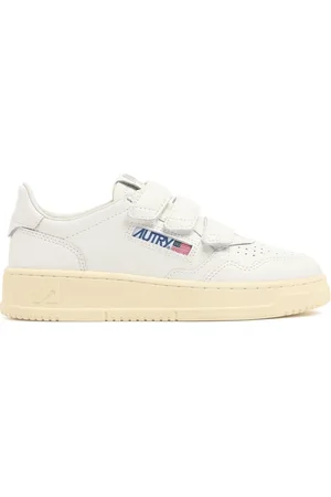 Autry Sneakers Basse Kidstripes In Pelle Con Strap