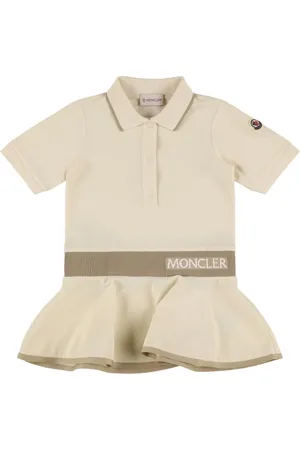 Moncler Vestito Polo In Cotone Piqué