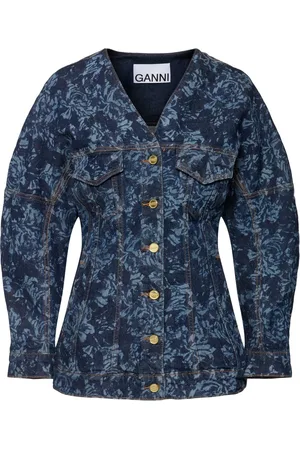 Ganni Blazer Lazer In Denim