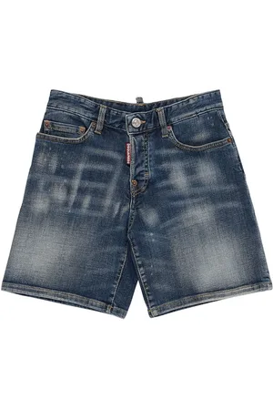 Dsquared2 Shorts In Di Cotone Washed Stretch