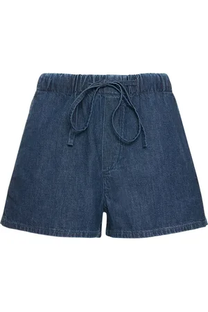 VALENTINO Shorts In Denim Chambray Con Logo