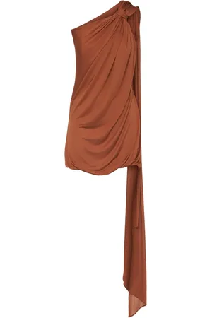 GIUSEPPE DI MORABITO Vestito Corto In Viscosa Drappeggiata