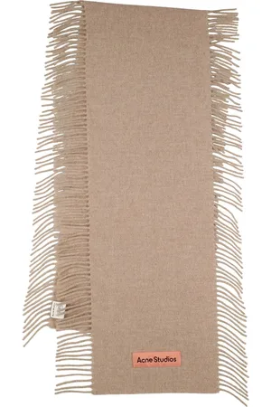 Acne Studios Sciarpa Canada Cancan In Lana Con Frange