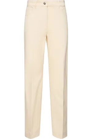 Moncler Pantaloni In Gabardina Di Misto Cotone