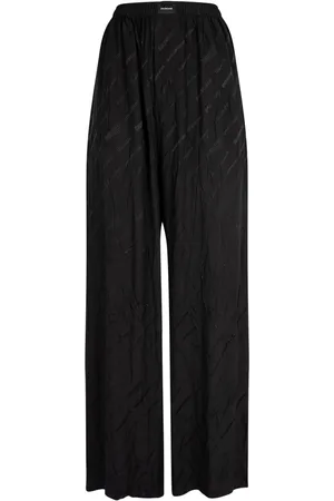 Balenciaga Pantaloni Con Logo Jacquard