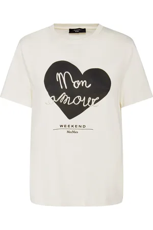 Max Mara T-shirt Vello In Jersey Di Cotone