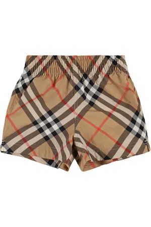 Burberry Shorts Con Stampa Check