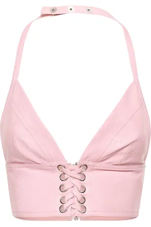 ROTATE Crop Top Goffrato