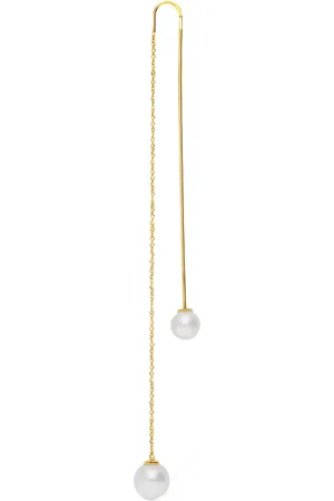 DELFINA DELETTREZ Orecchino Singolo Fishing For Compliments 18kt