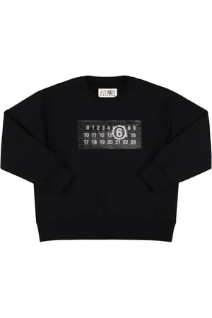 Maison Margiela Felpa In Cotone Stampato