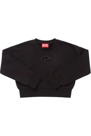 Diesel Felpa Cropped In Cotone / Logo