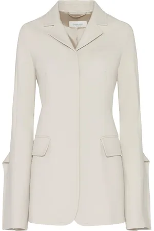 Sportmax Blazer Cabreo In Interlock Di Viscosa