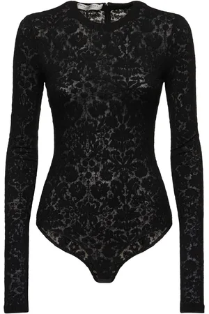 Serafini Body A Maniche Lunghe In Pizzo