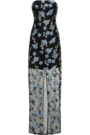 ROTATE Vestito Midi Albertina In Mesh