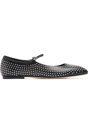 Aeyde Ballerine Uma In Nappa Con Mini Borchie 10mm