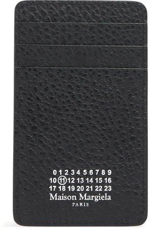 Maison Margiela Porta Carte Di Credito Verticale In Pelle