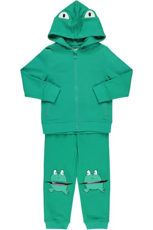 Stella McCartney Felpa E Pantaloni In Cotone Con Stampa