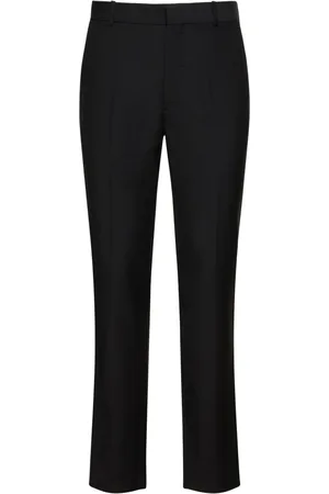 Alexander McQueen Pantaloni Sartoriali Slim Fit In Misto Lana