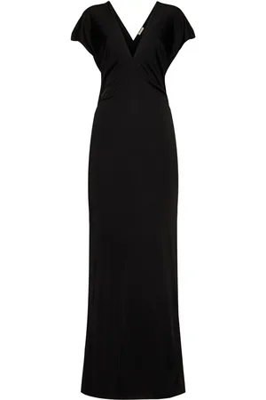 Khaite Vestito Midi Ima In Viscosa