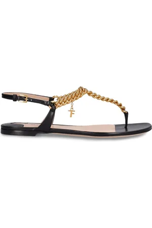 Tom Ford Sandali Bassi Zenith In Pelle / Catena 10mm