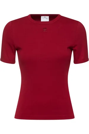 Courrèges T-shirt In Cotone Con Logo