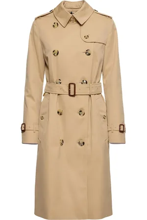 Burberry Trench Lungo Kensington In Tela