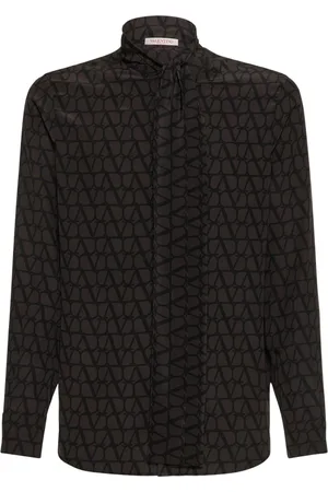 VALENTINO Camicia Toile Iconographe In Crepe Di Seta