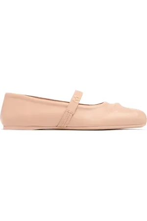 Marni Scarpe Basse Mary Jane In Pelle 10mm