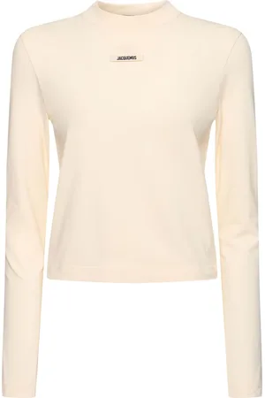 Jacquemus T-shirt Le Tshirt Gros Grain A Maniche Lunghe