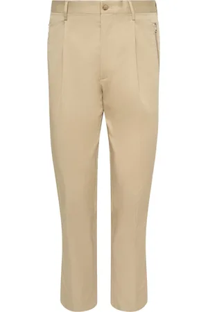 Etro Pantaloni In Misto Cotone Con Zip
