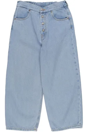 Maison Margiela Jeans Larghi In Di Cotone