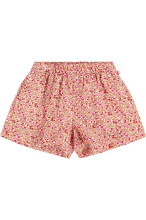 Il gufo Shorts In Popeline Di Cotone Stampato