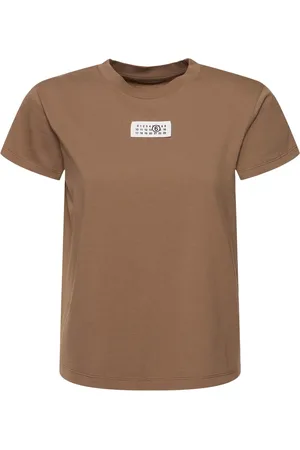 Maison Margiela T-shirt In Jersey Di Cotone Con Logo