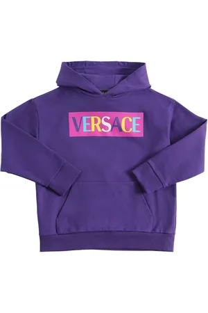 VERSACE Felpa In Cotone Con Cappuccio