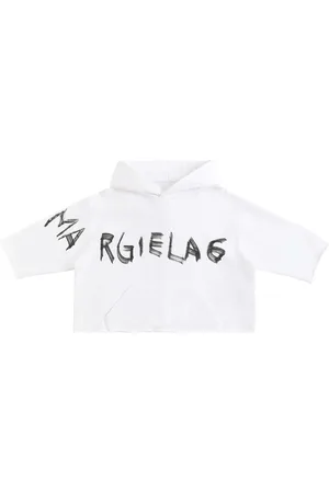 Maison Margiela Felpa In Cotone Con Cappuccio