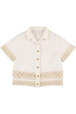 ZIMMERMANN Camicia In Pizzo E Cotone
