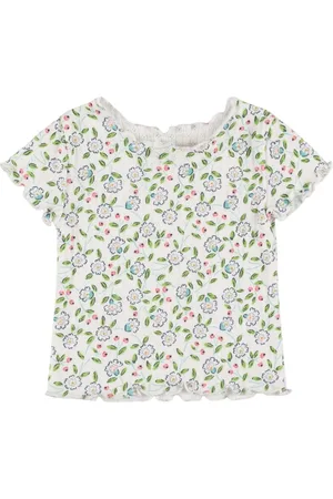 The New Society T-shirt In Jersey Di Cotone Stampato