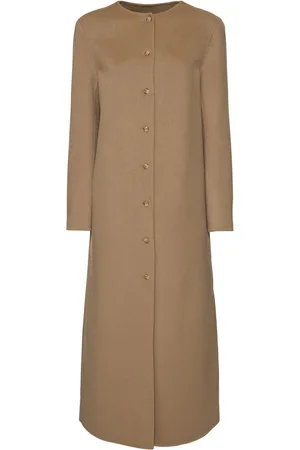 Loulou Studio Cappotto Lungo Martil Con Scollo Rotondo