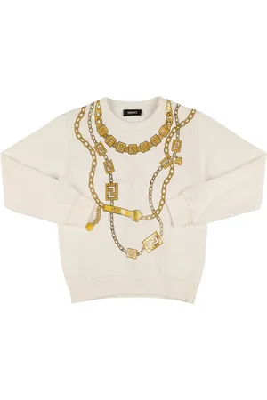 VERSACE Felpa In Cotone Stampato