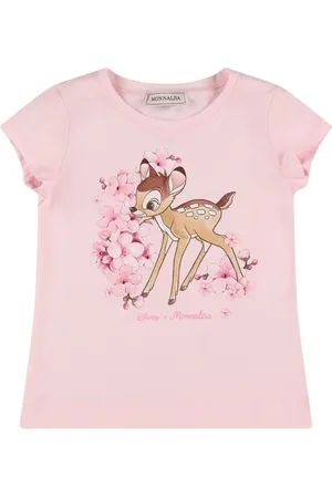 MONNALISA T-shirt In Jersey Di Misto Cotone Con Stampa