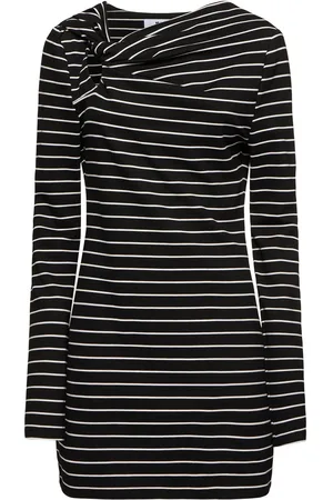 Msgm Vestito A Righe In Jersey