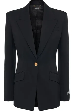 VERSACE Blazer In Lana Vergine Stretch