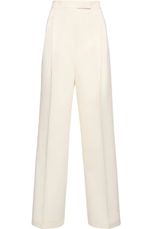 Rohe Pantaloni Larghi Sartoriali A Vita Alta