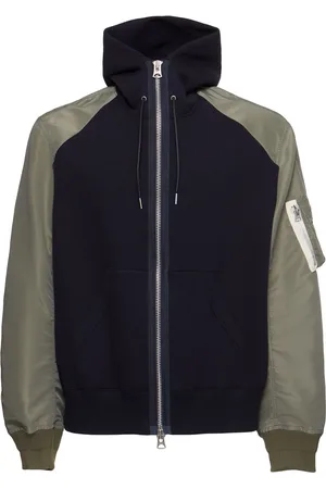 SACAI Felpa In Misto Cotone / Cappuccio