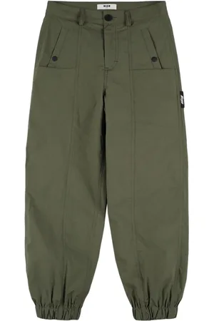 Msgm Pantaloni Cargo In Misto Cotone